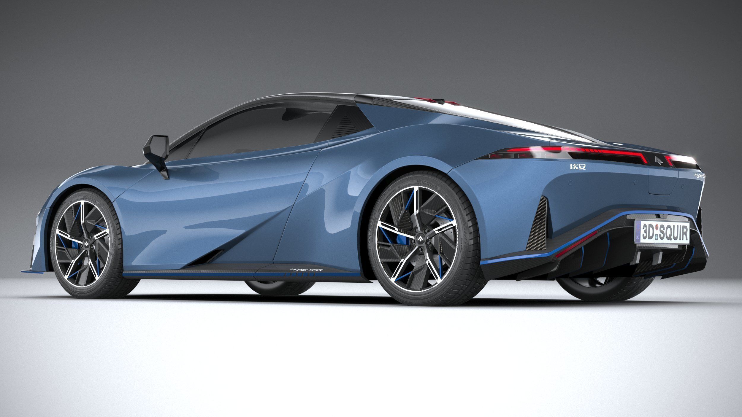 GAC AION Hyper SSR 2024 3D model_5