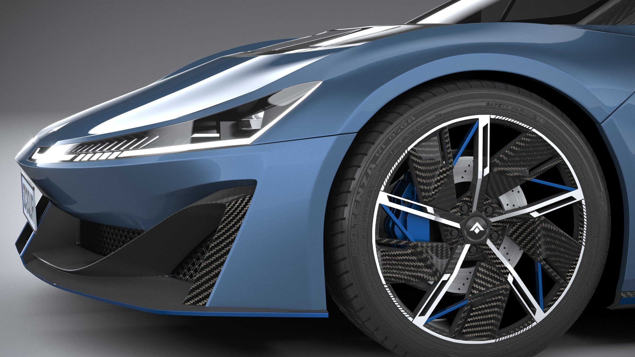 GAC AION Hyper SSR 2024 3D model_3