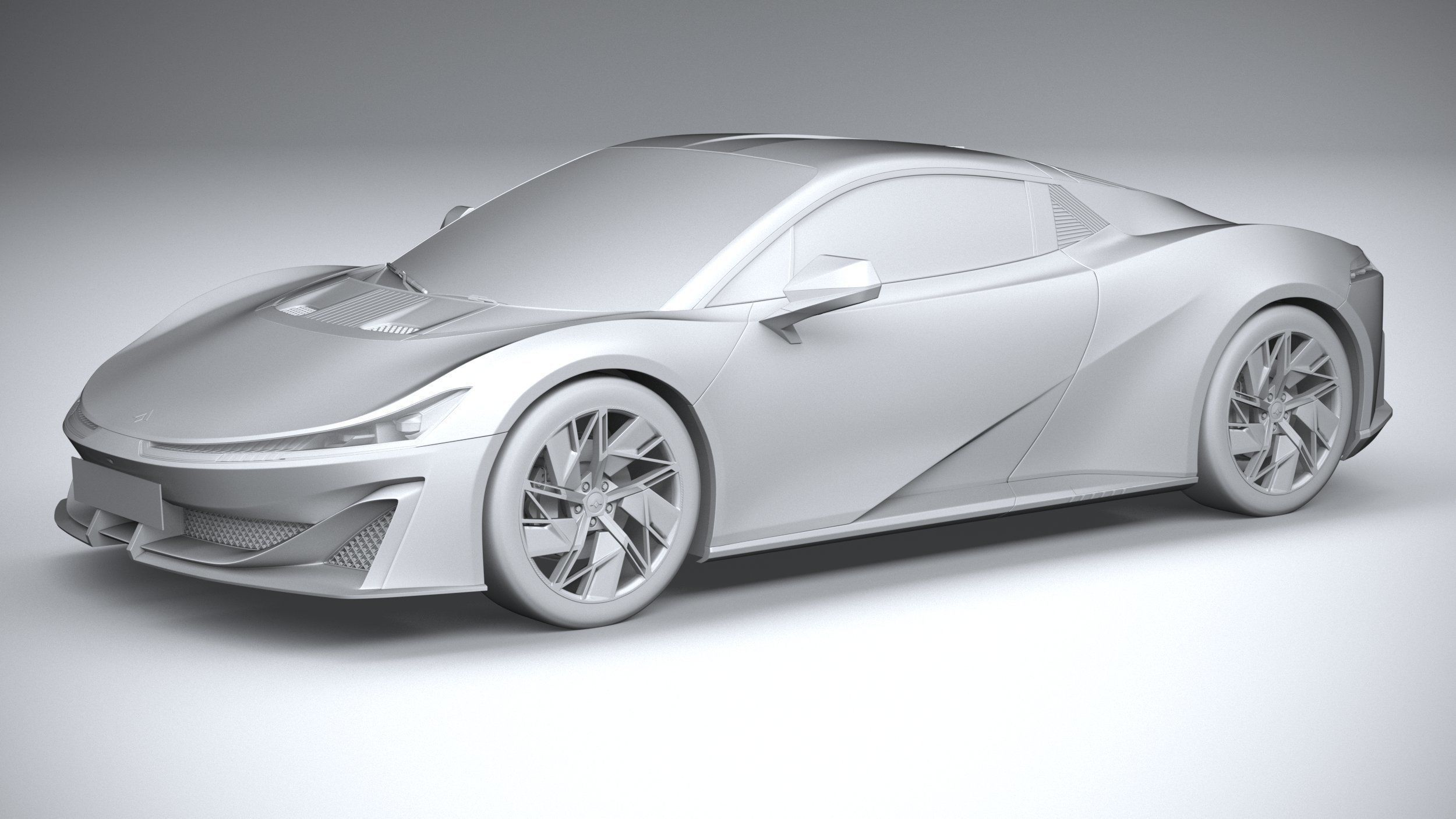 GAC AION Hyper SSR 2024 3D model_19