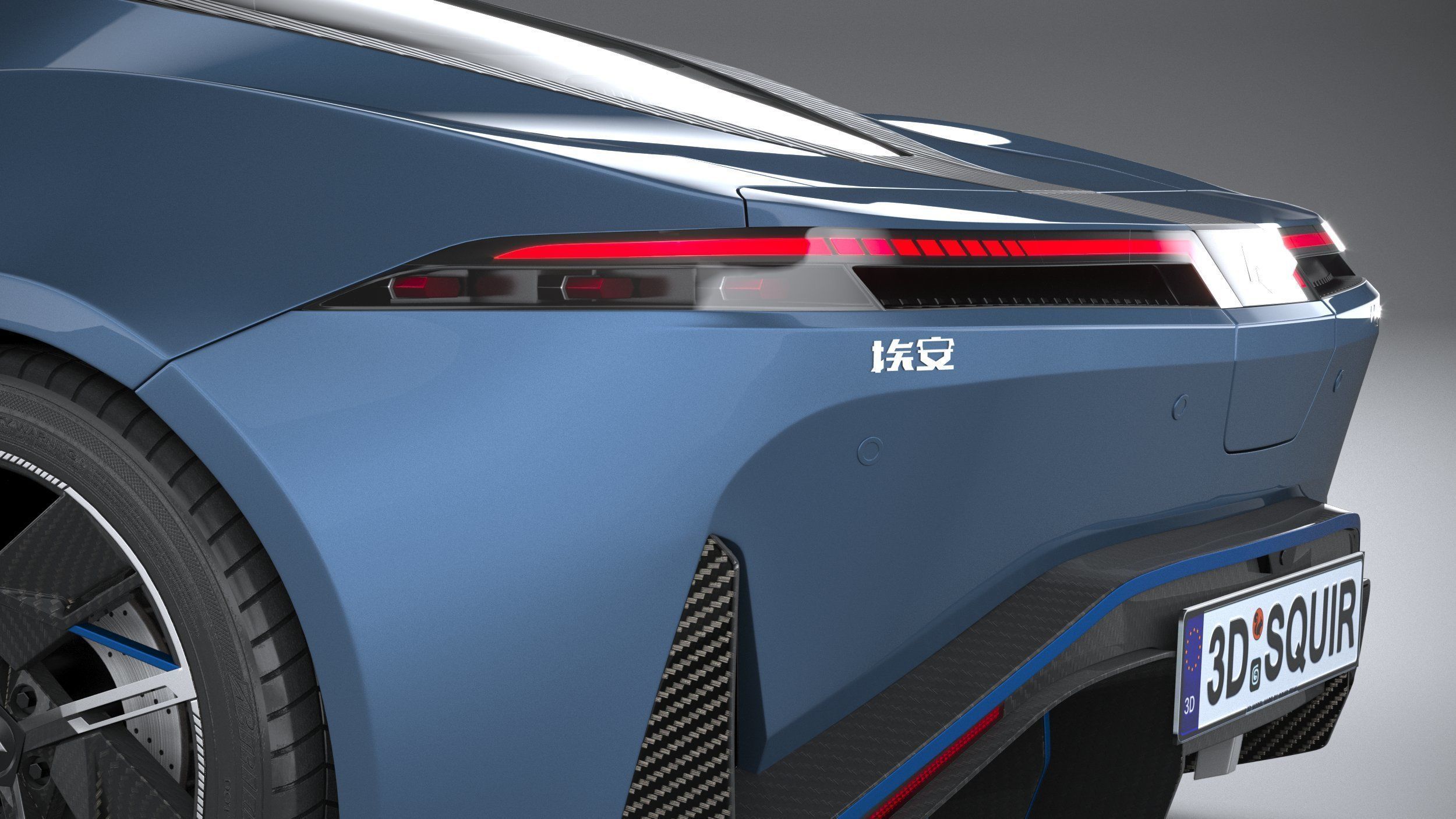 GAC AION Hyper SSR 2024 3D model_6