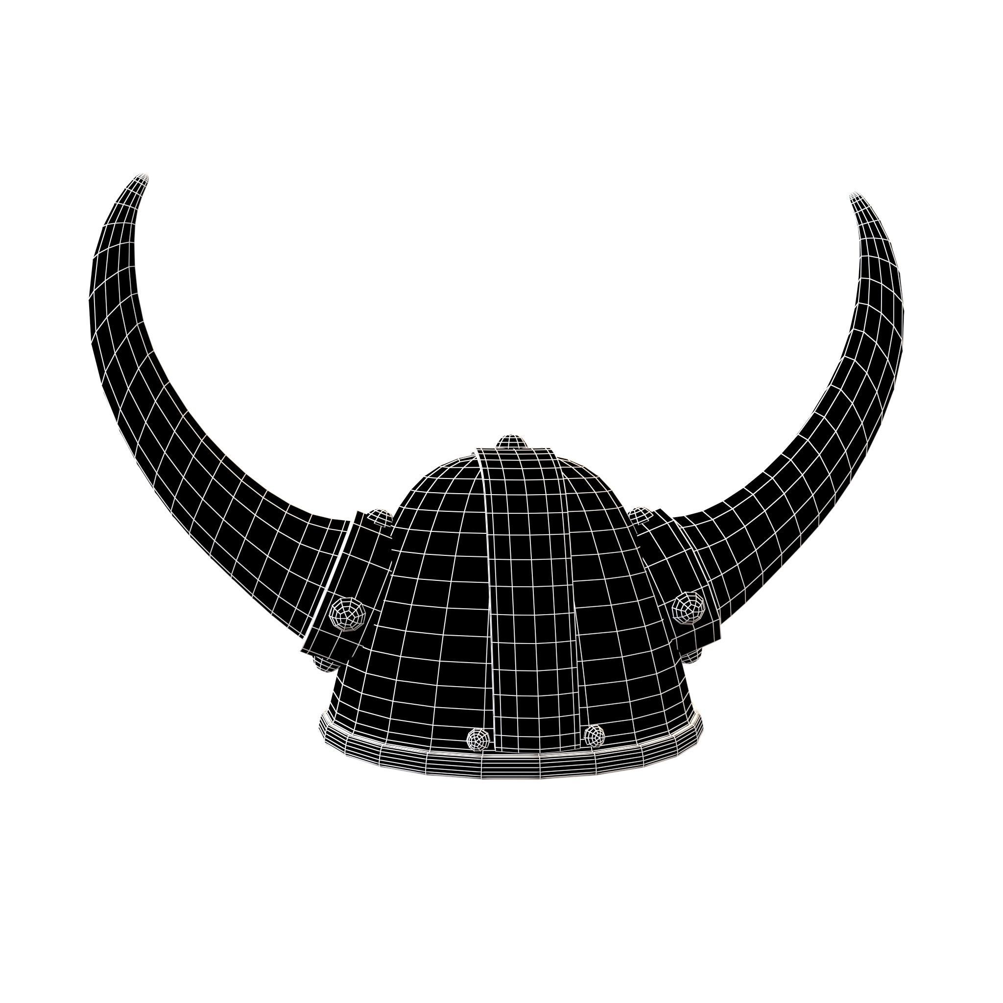Viking Hat V1 001 Low-poly 3D model_4