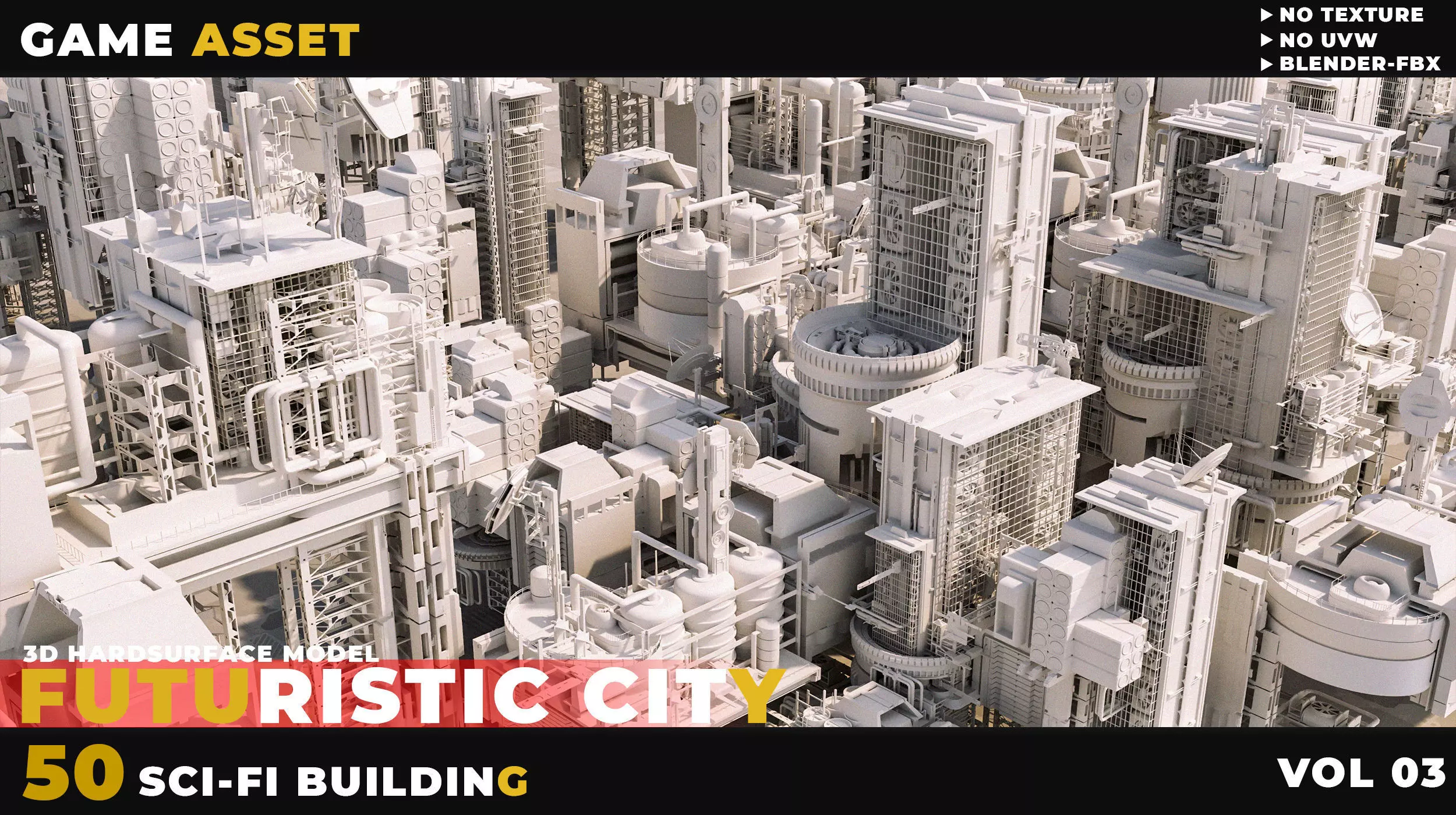 50 SCI-FI BUILDING FUTURISTIC CITY VOL 03 3D model_0