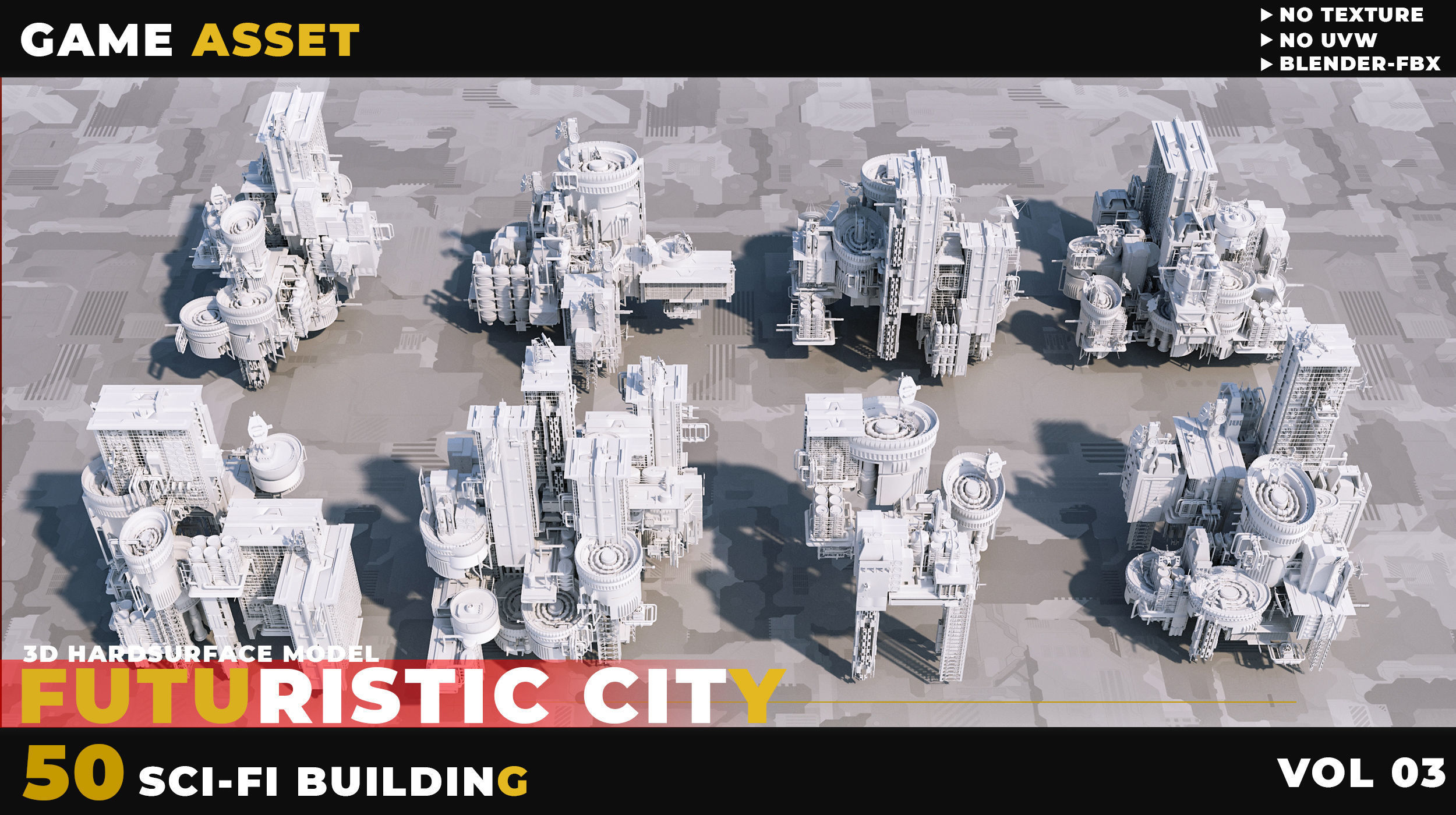50 SCI-FI BUILDING FUTURISTIC CITY VOL 03 3D model_1