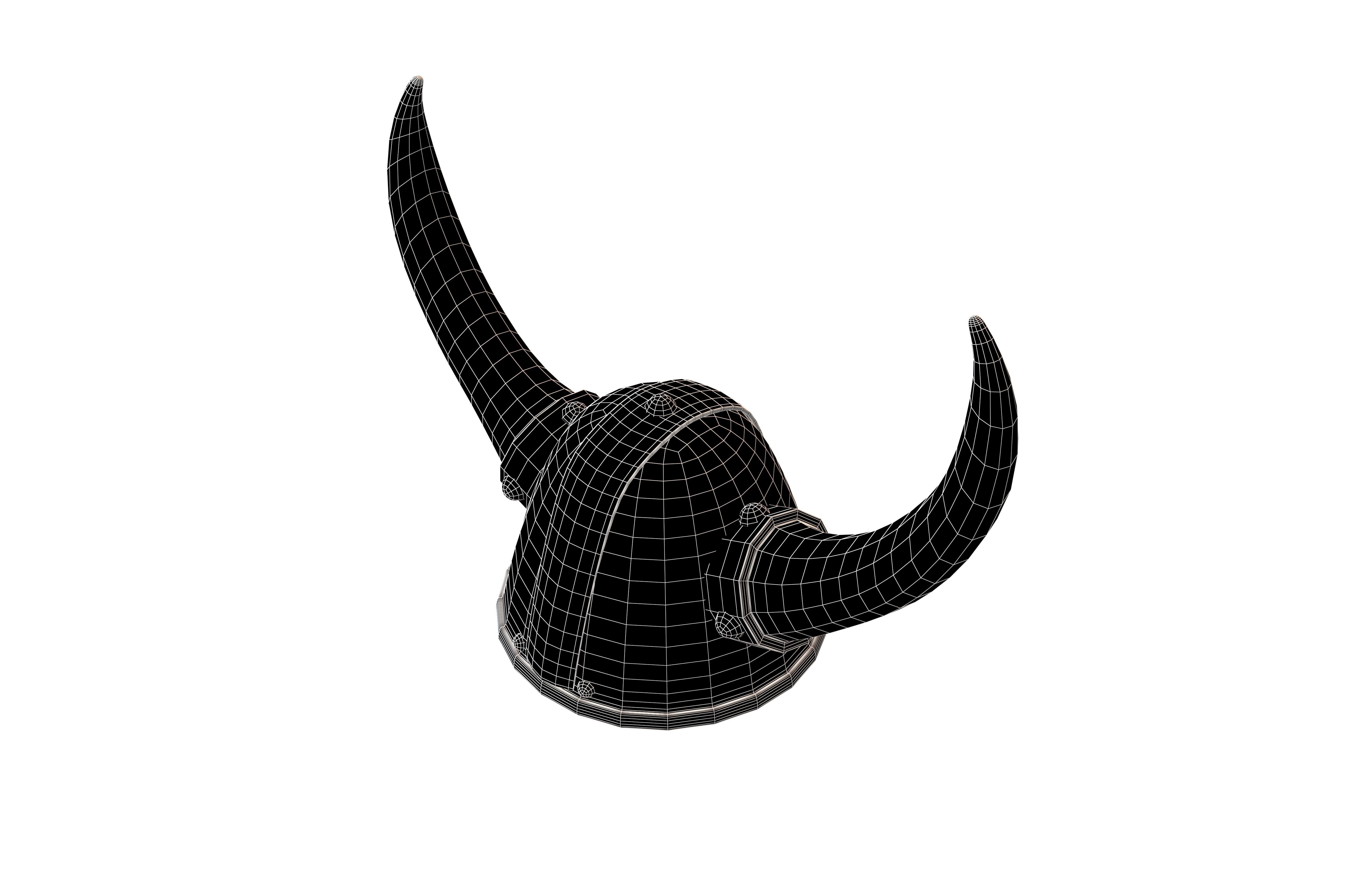 Viking Hat V1 004 Low-poly 3D model_6