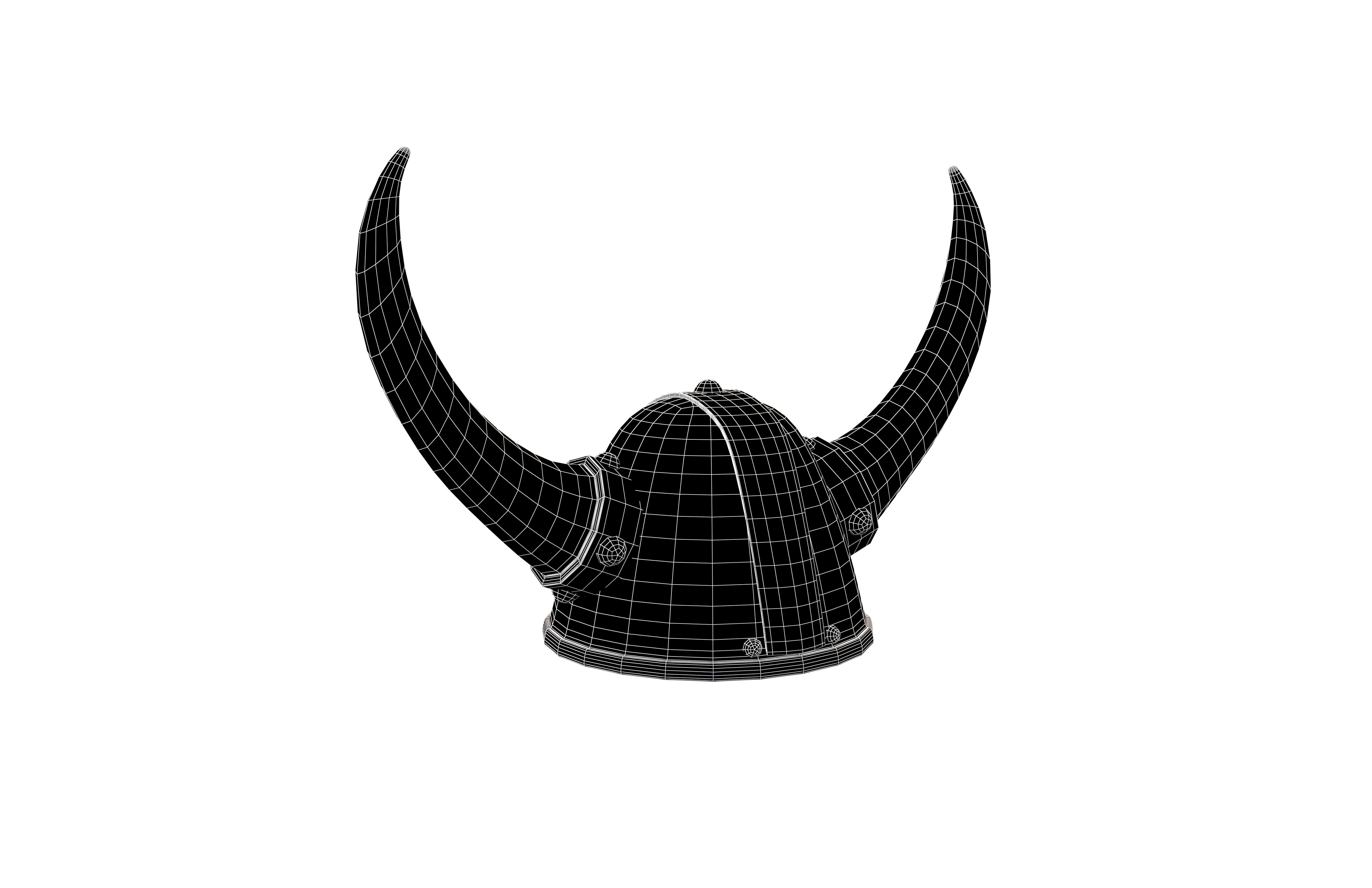 Viking Hat V1 007 Low-poly 3D model_5