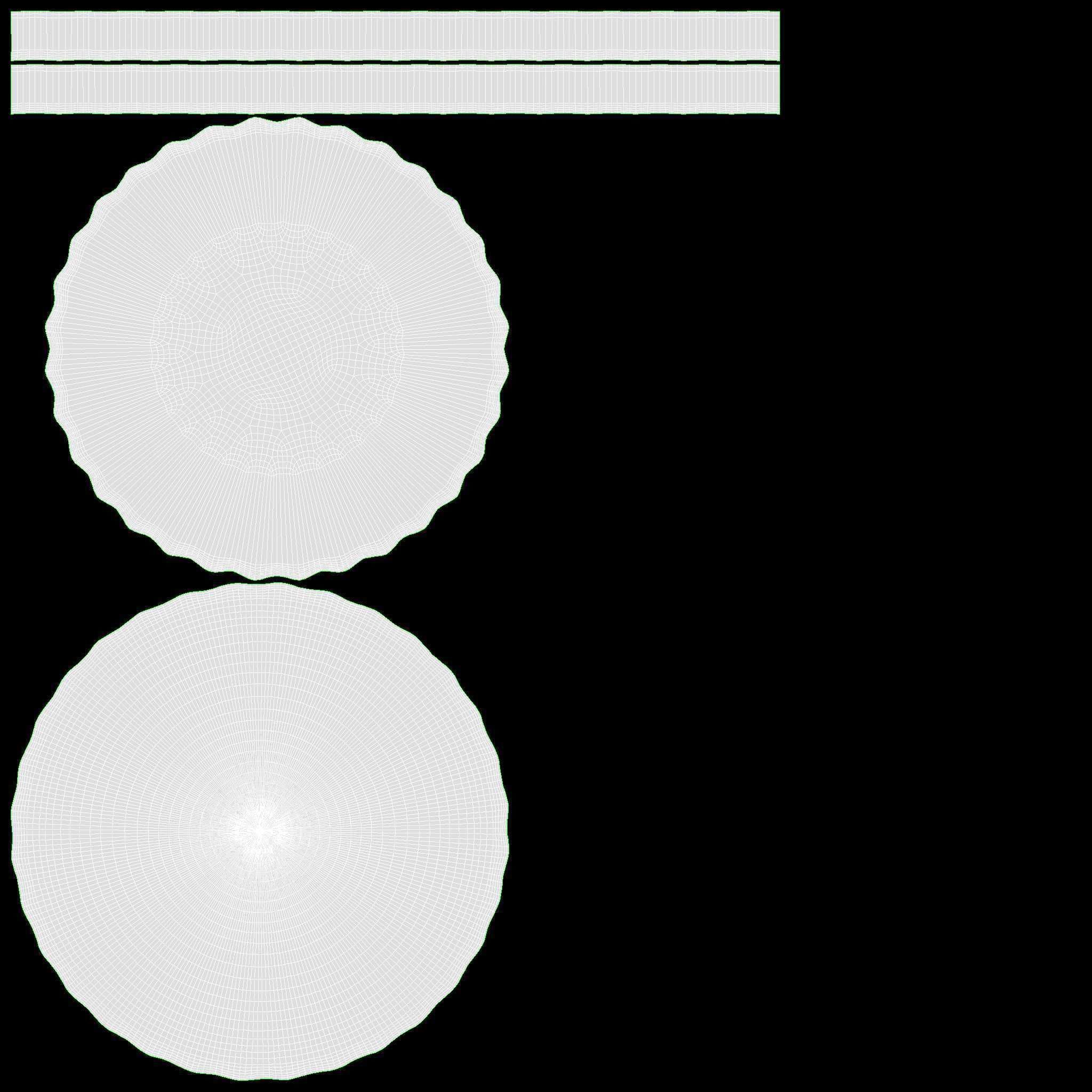 Apple Pie with Plate 01 3D model_8