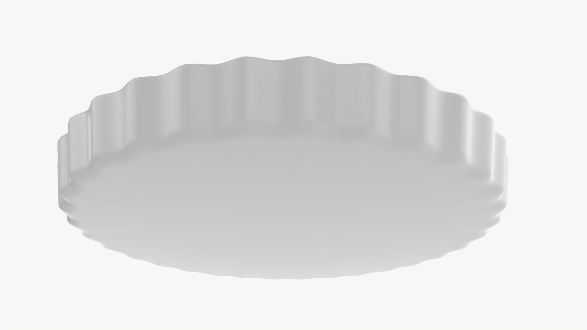 Apple Pie with Plate 01 3D model_2