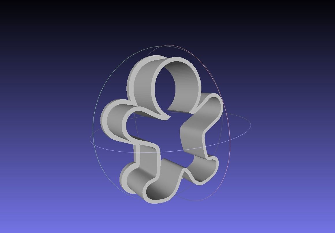 Gingerbread Cookie Cutters 3D print model_4