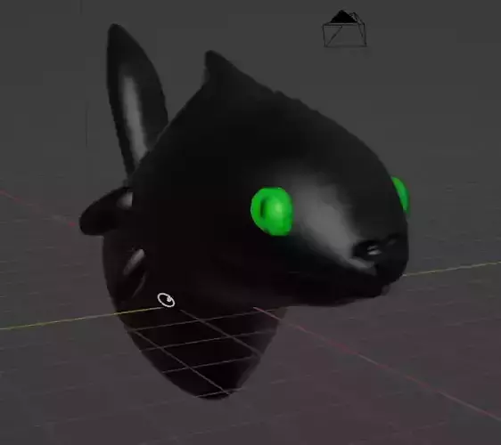 Toothless Dragon 3D Model