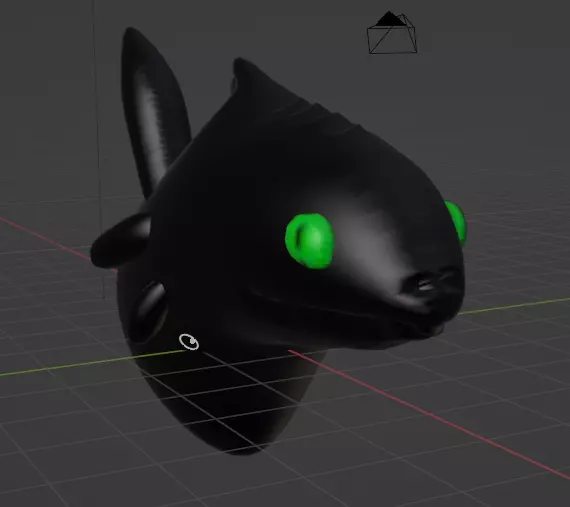 Toothless Dragon 3D Model 3D print model