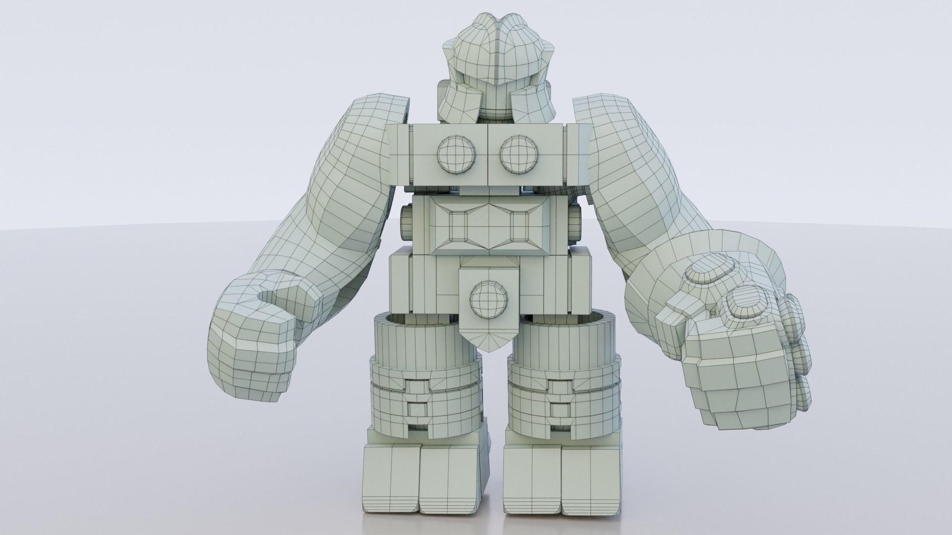 Lego Thanos mini pack 3D model_6