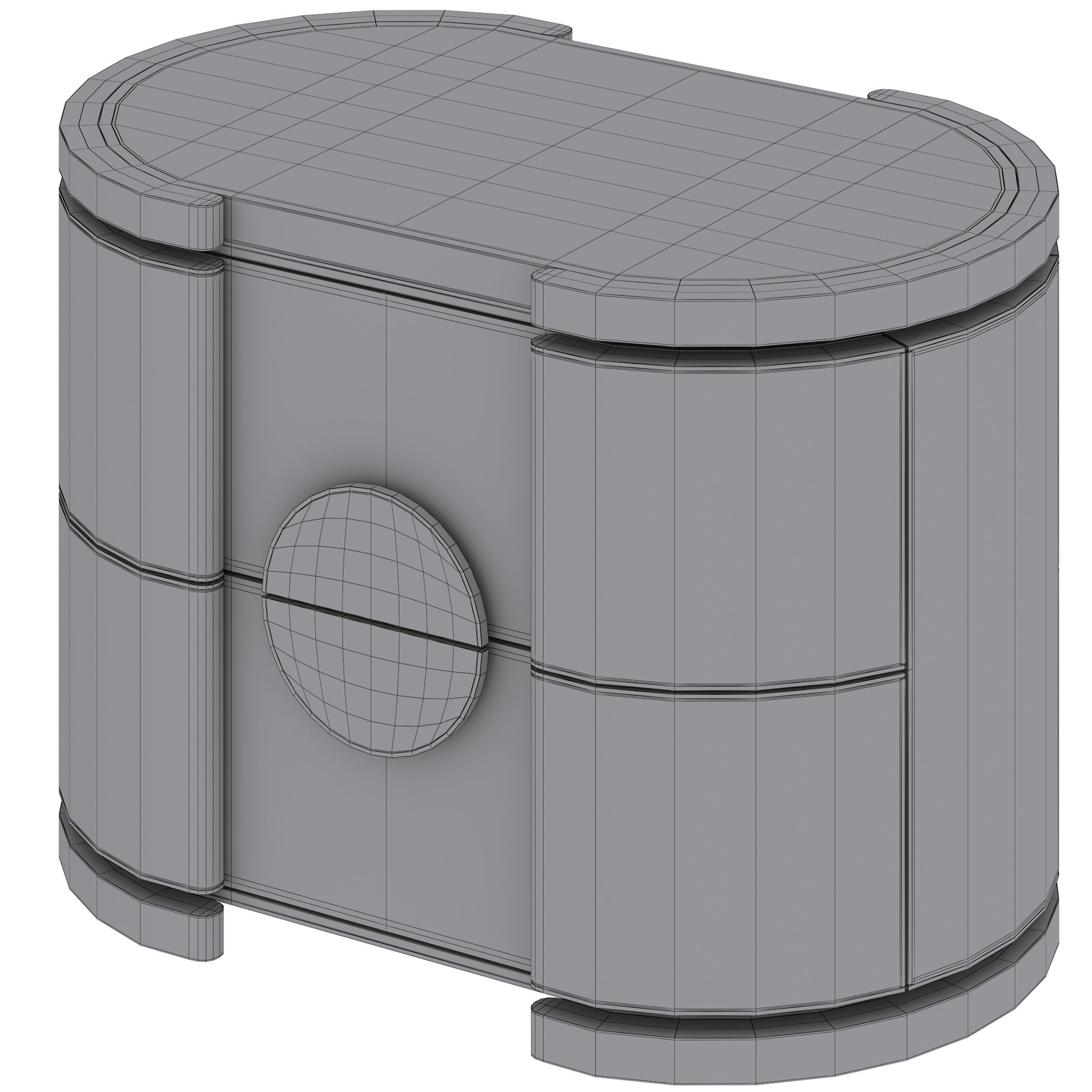 Bedside table NEW ORLEANS by Frato 3D model_4