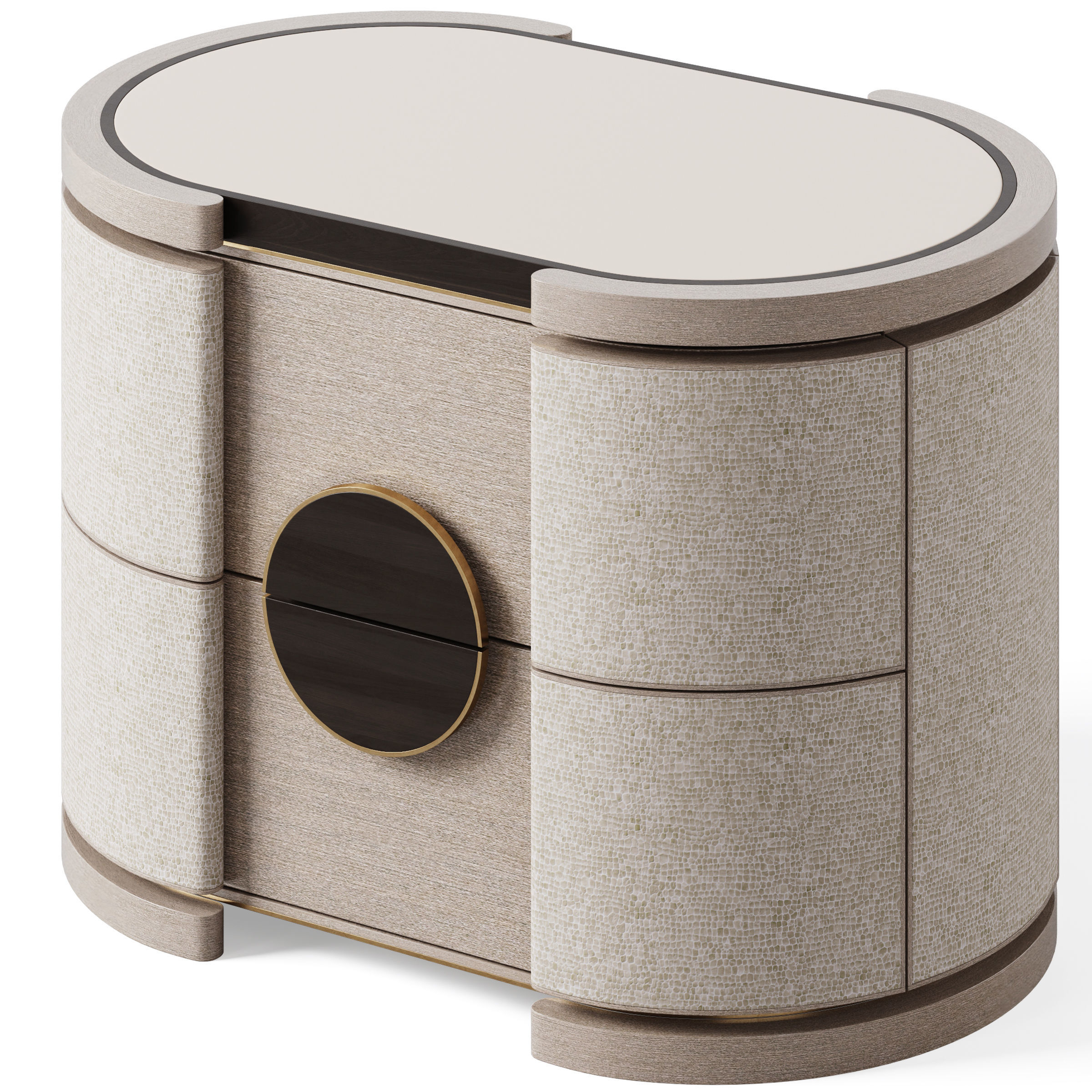 Bedside table NEW ORLEANS by Frato 3D model_1