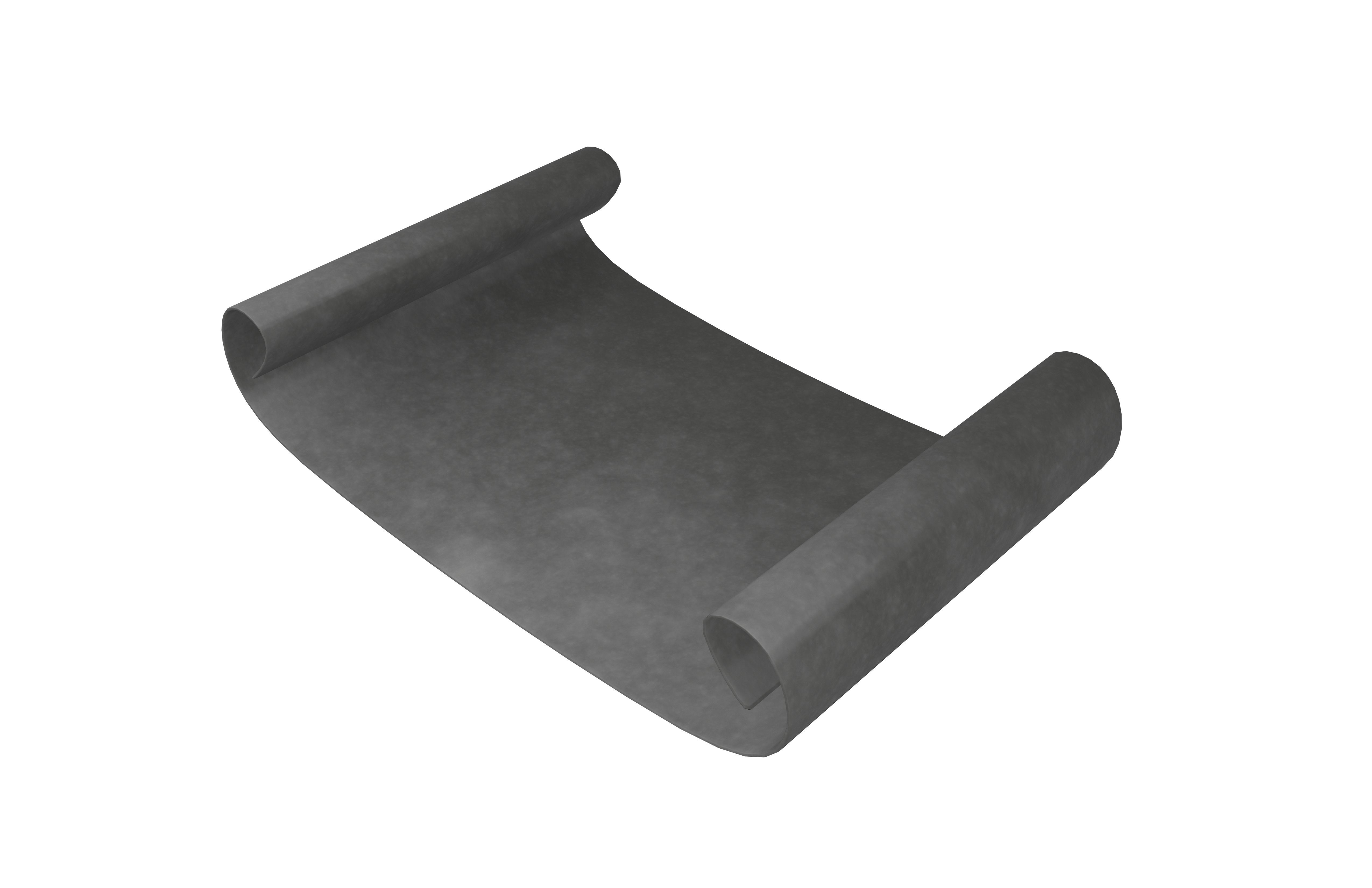 Scroll Paper v1 014 Low-poly 3D model_2