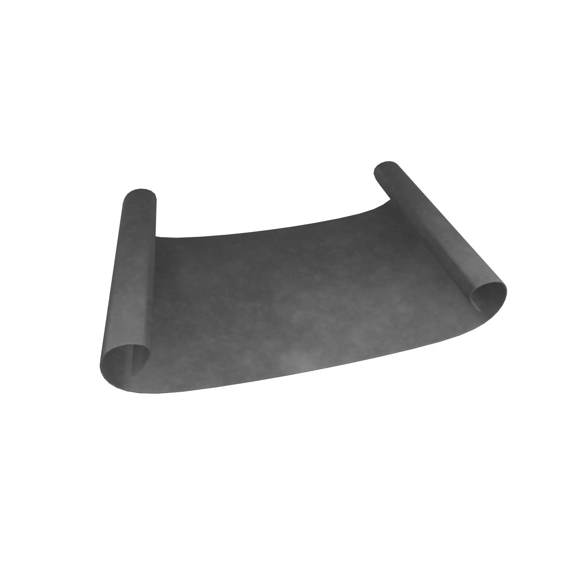 Scroll Paper v1 014 Low-poly 3D model_0