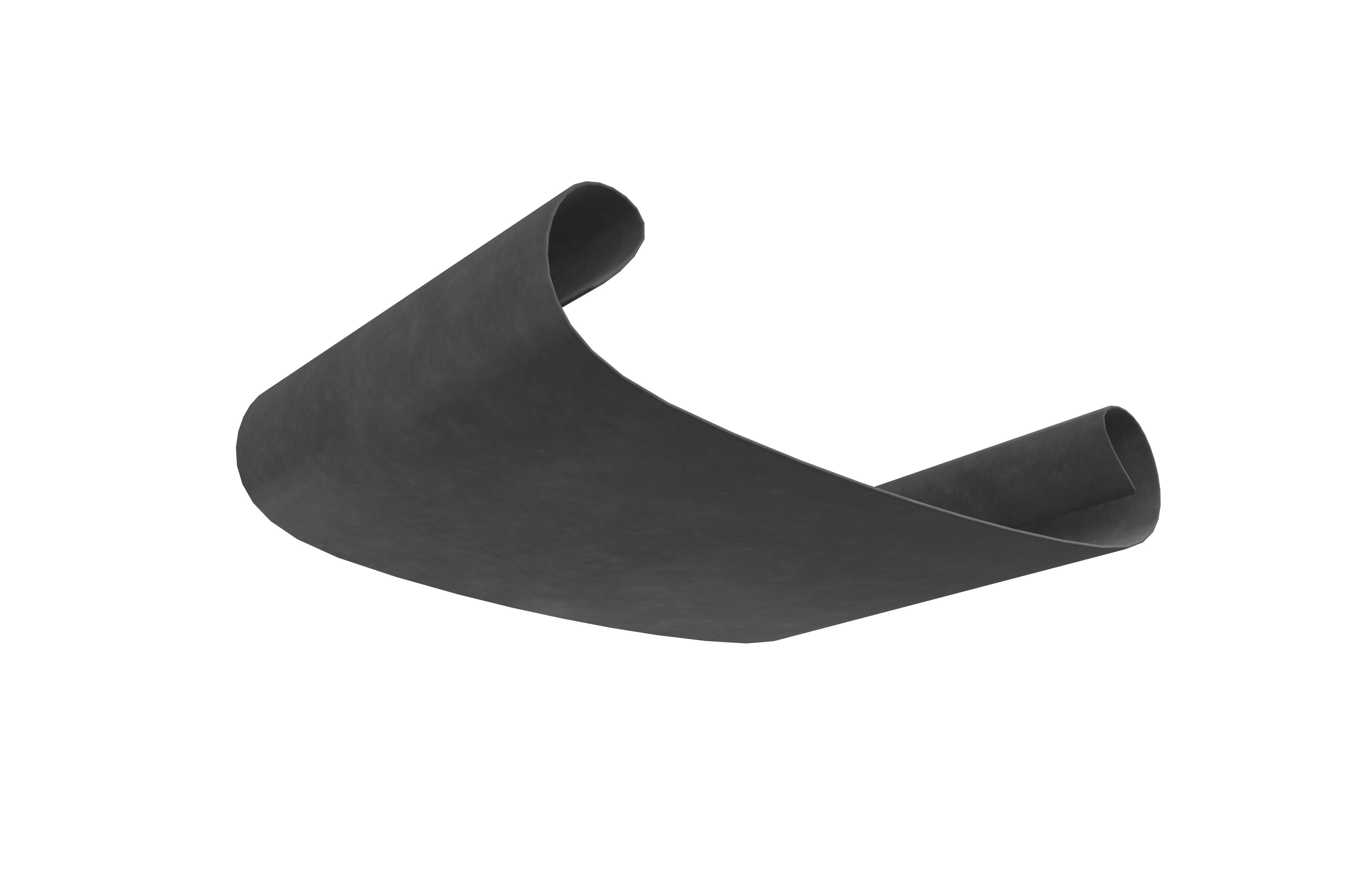 Scroll Paper v1 014 Low-poly 3D model_3