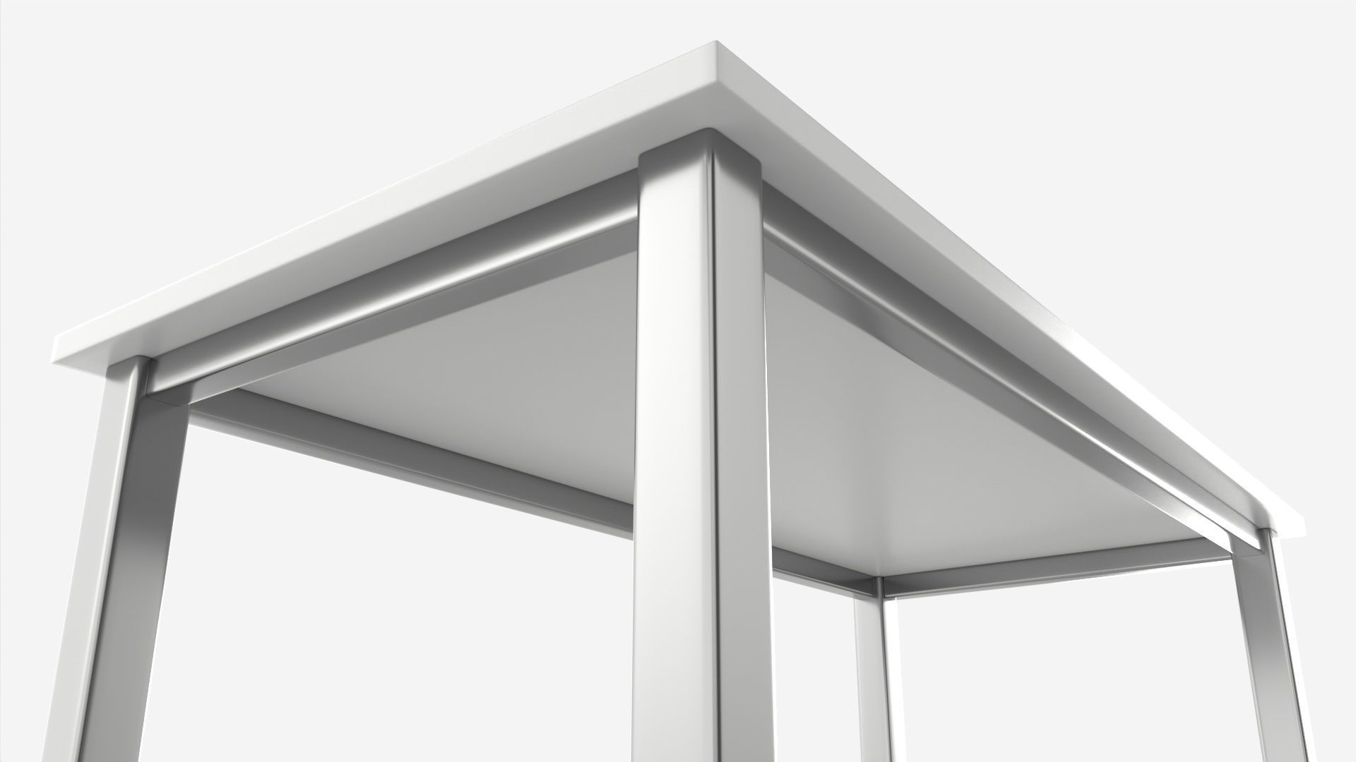 Home Office  Computer Desk 32-Inch 3D model_2