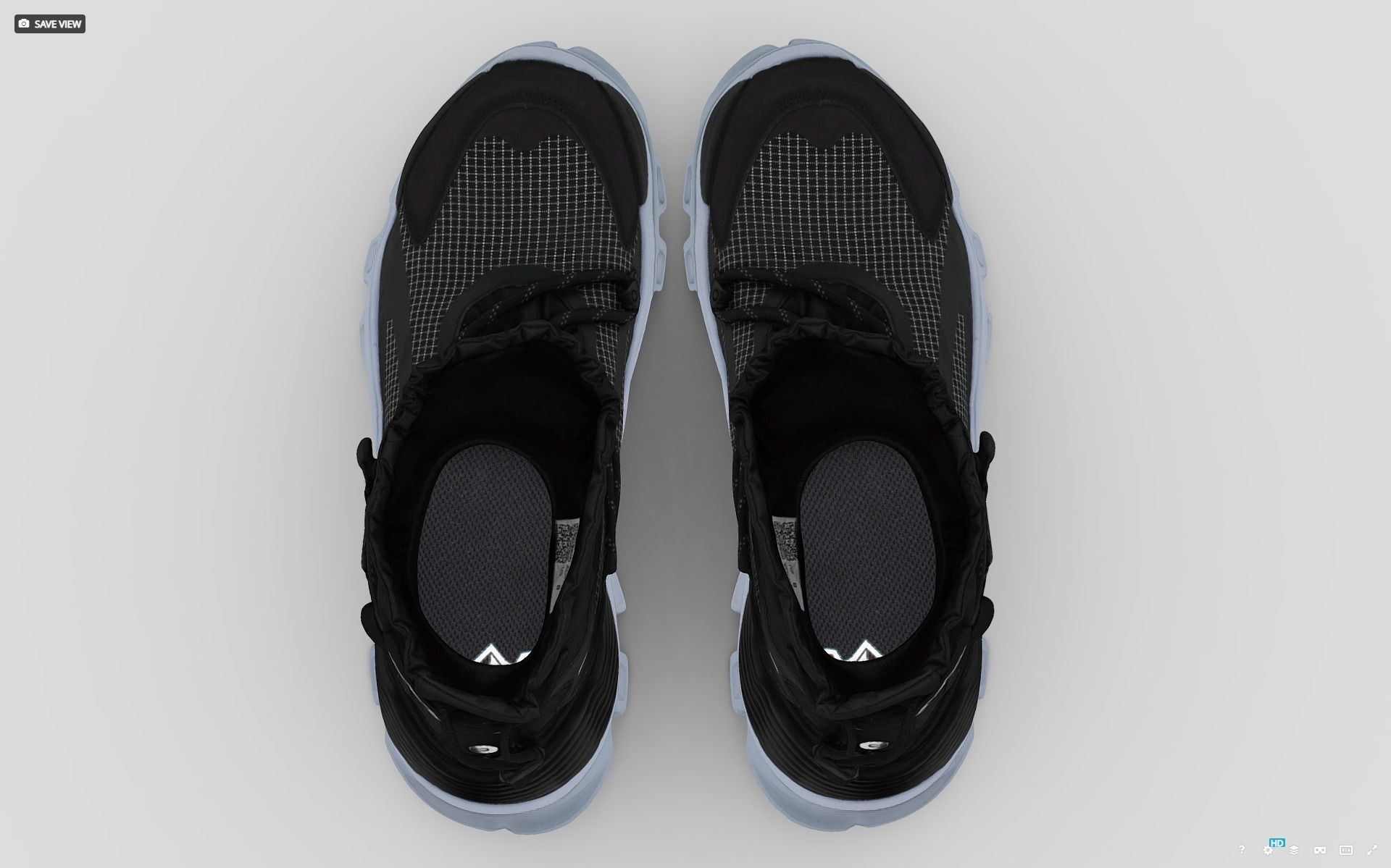 Cyberpunk fashion sneaker 13 Urban Techwear scifi future shoes 3D model_7