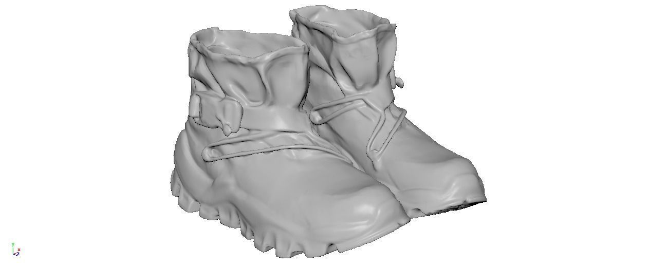 Cyberpunk fashion sneaker 13 Urban Techwear scifi future shoes 3D model_8