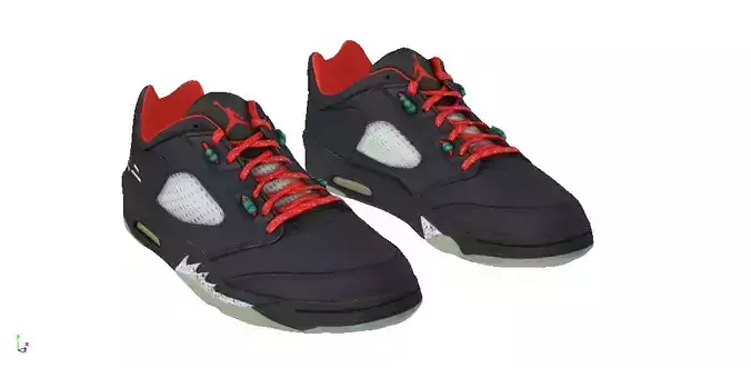 Clot x Nike Air Jordan 5 Retro Low JADE