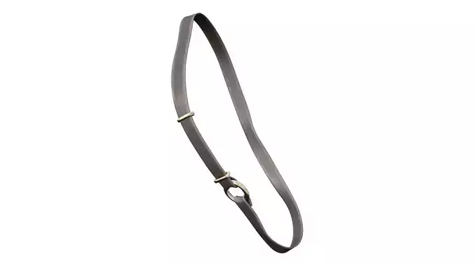 Cross Shoulder Straps Belt Accessory Low-poly 3D model