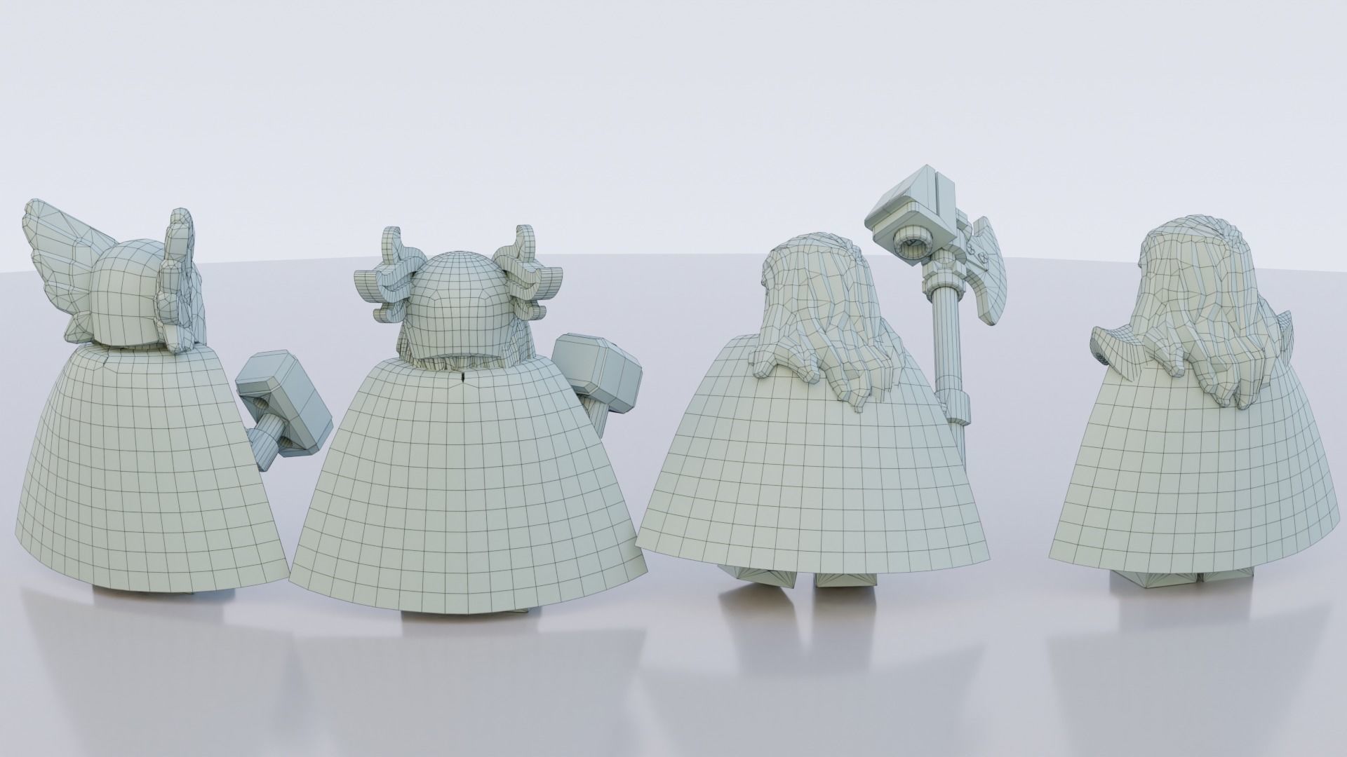 Lego Thor pack 3D model_10