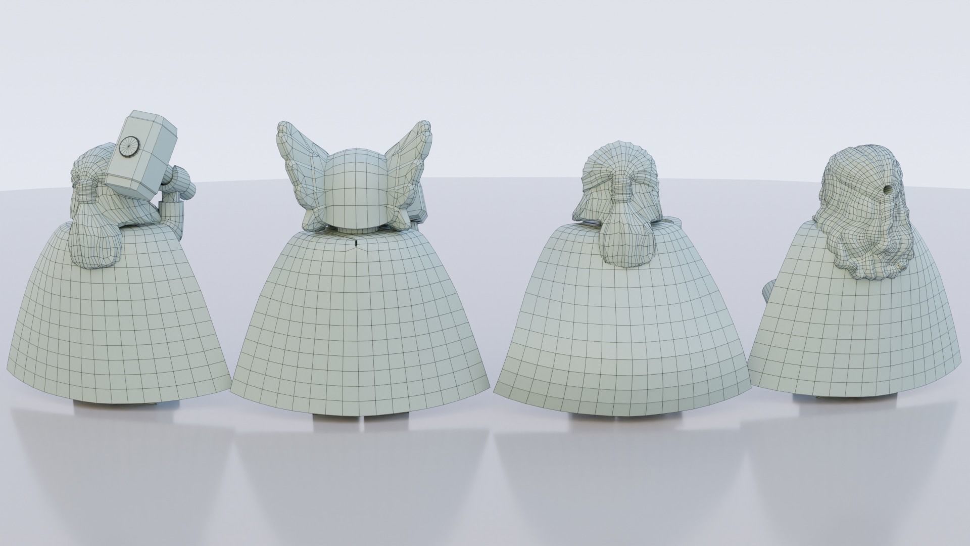 Lego Thor pack 3D model_8