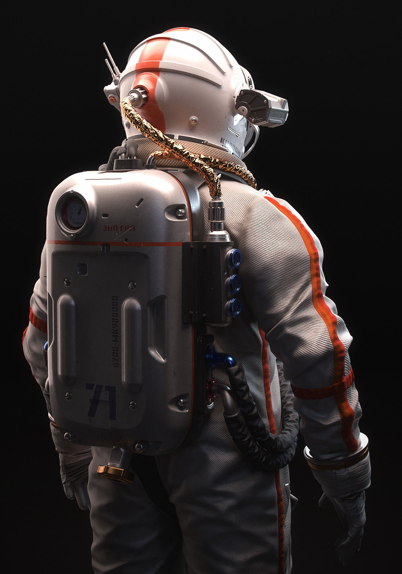 Astronaut -Orel Blender Files 3D model_7