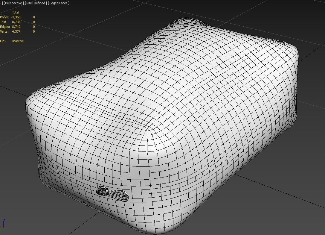 First Aid Bag M02 Low-poly 3D model_10