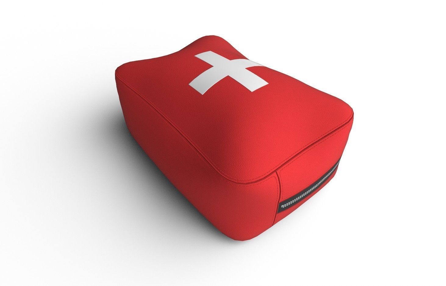 First Aid Bag M02 Low-poly 3D model_5