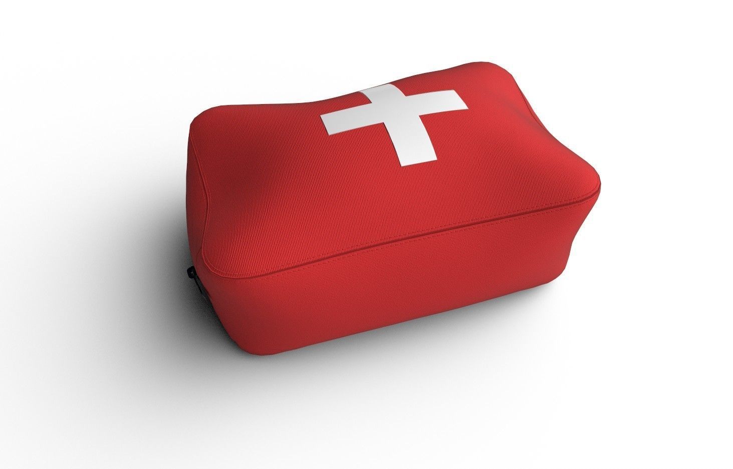 First Aid Bag M02 Low-poly 3D model_4