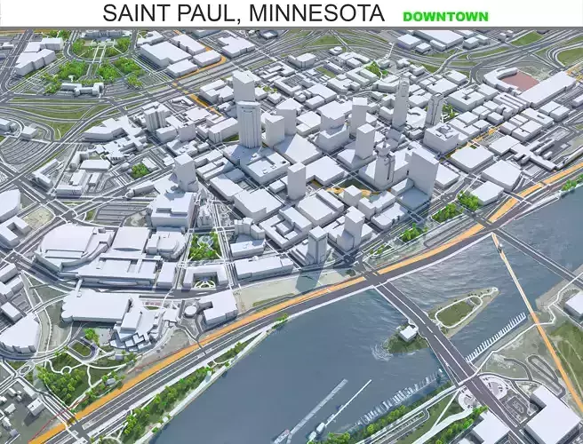 Saint Paul Downtown Minnesota USA