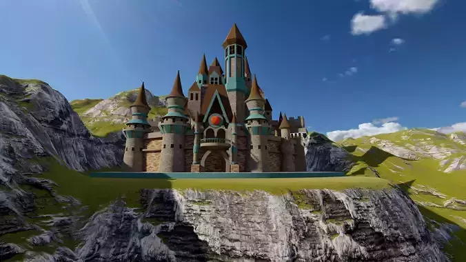 Cinderella Castle 3d 3D model