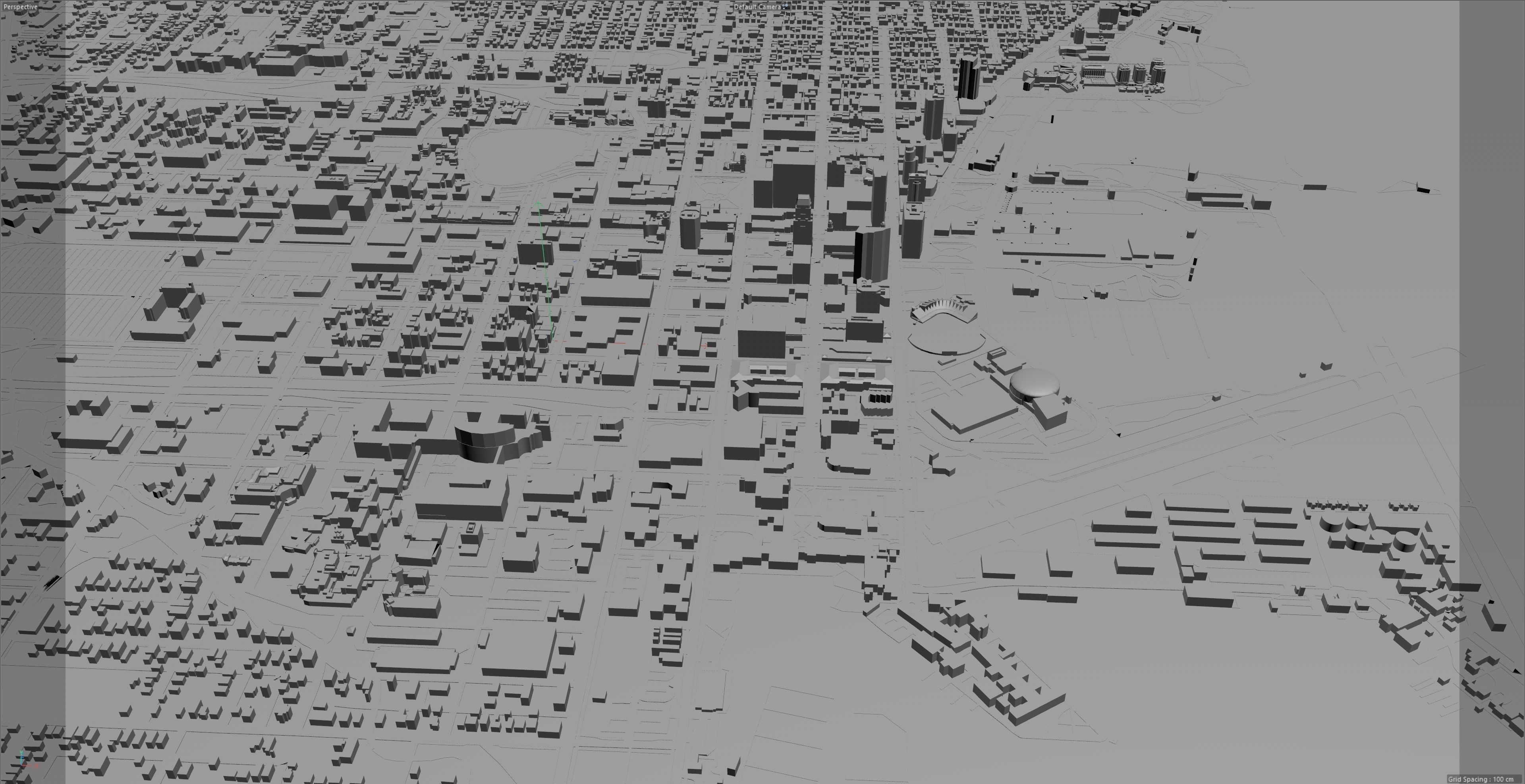 Saint Petersburg Downtown Florida USA Low-poly 3D model_9