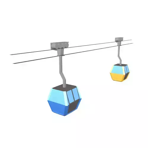 Cartoon Cable Car v1 001