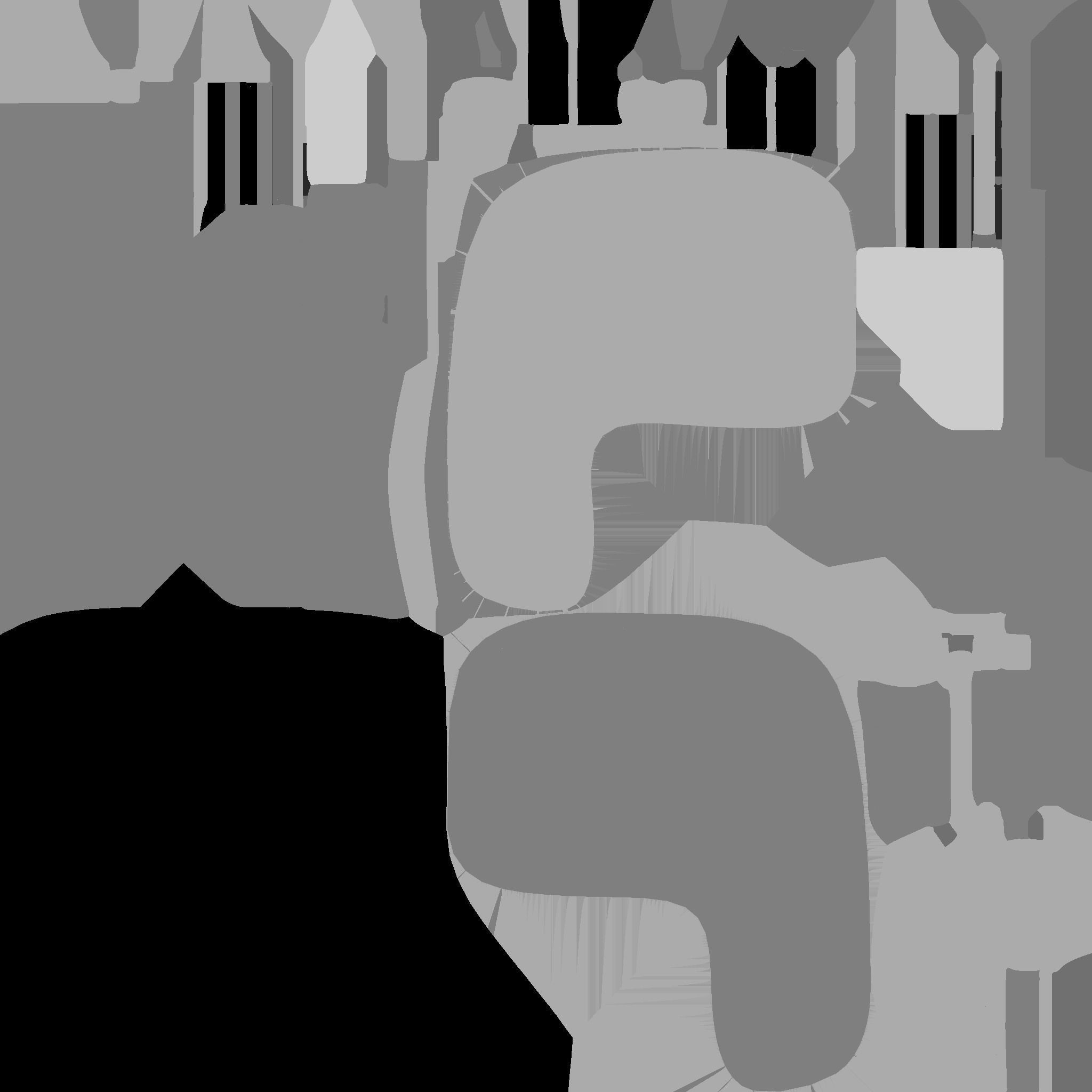 SciFi Gas Station A06 Green - Sci Fi Exterior Design Low-poly 3D model_26