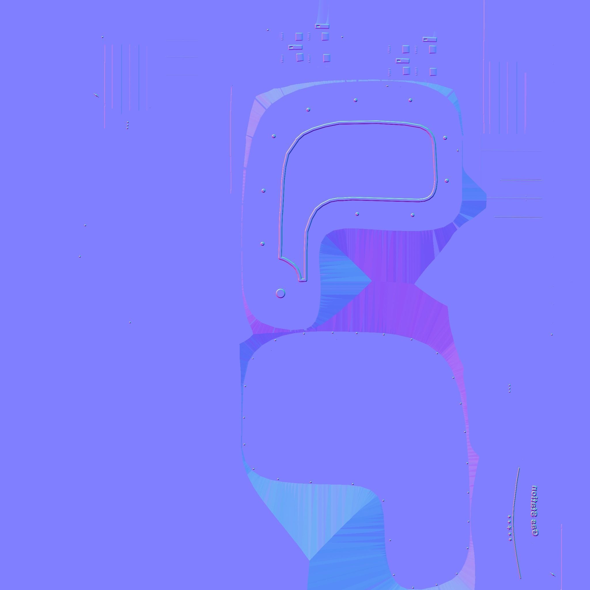 SciFi Gas Station A06 Green - Sci Fi Exterior Design Low-poly 3D model_27