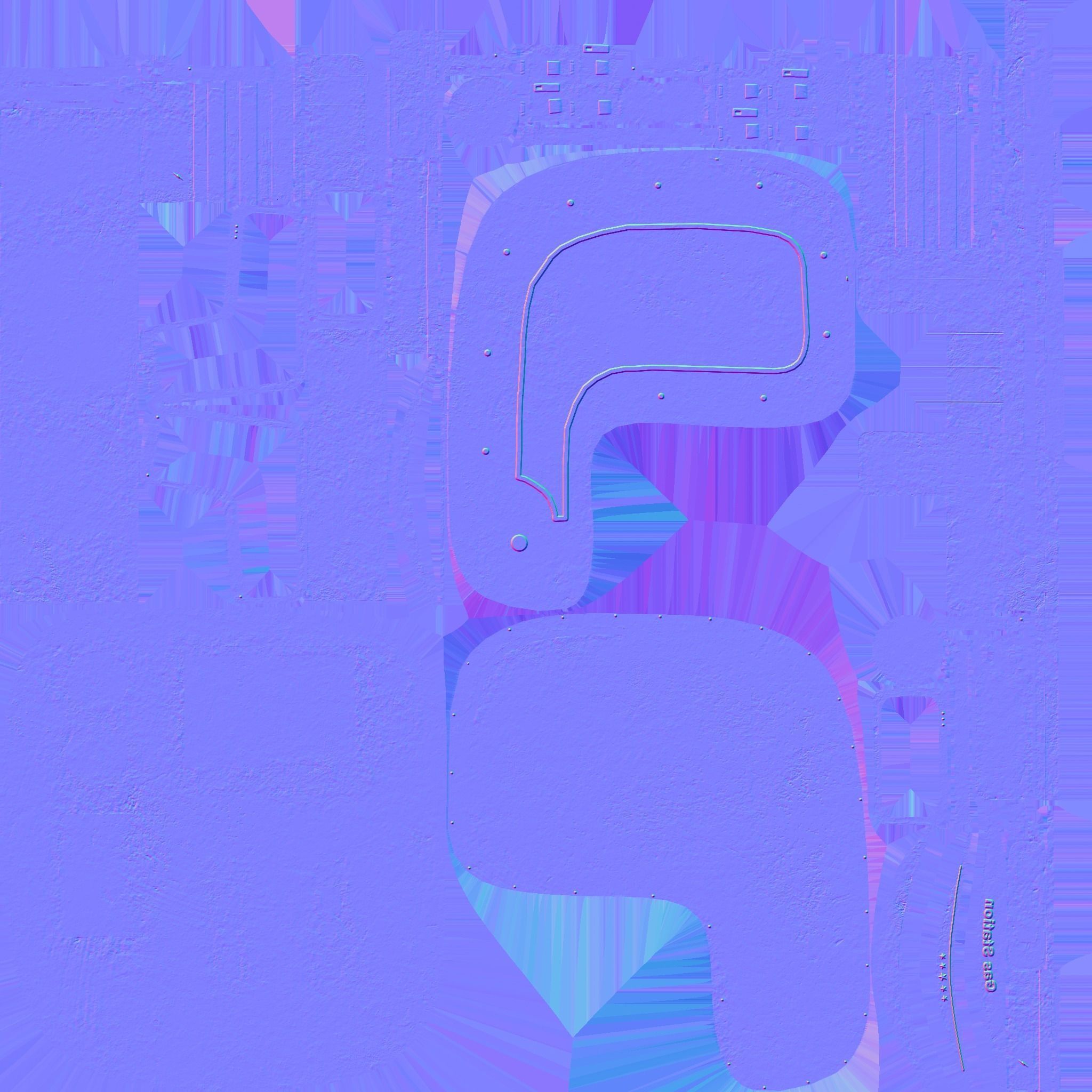 SciFi Gas Station A10 Abandoned - Sci Fi Exterior Design Low-poly 3D model_27