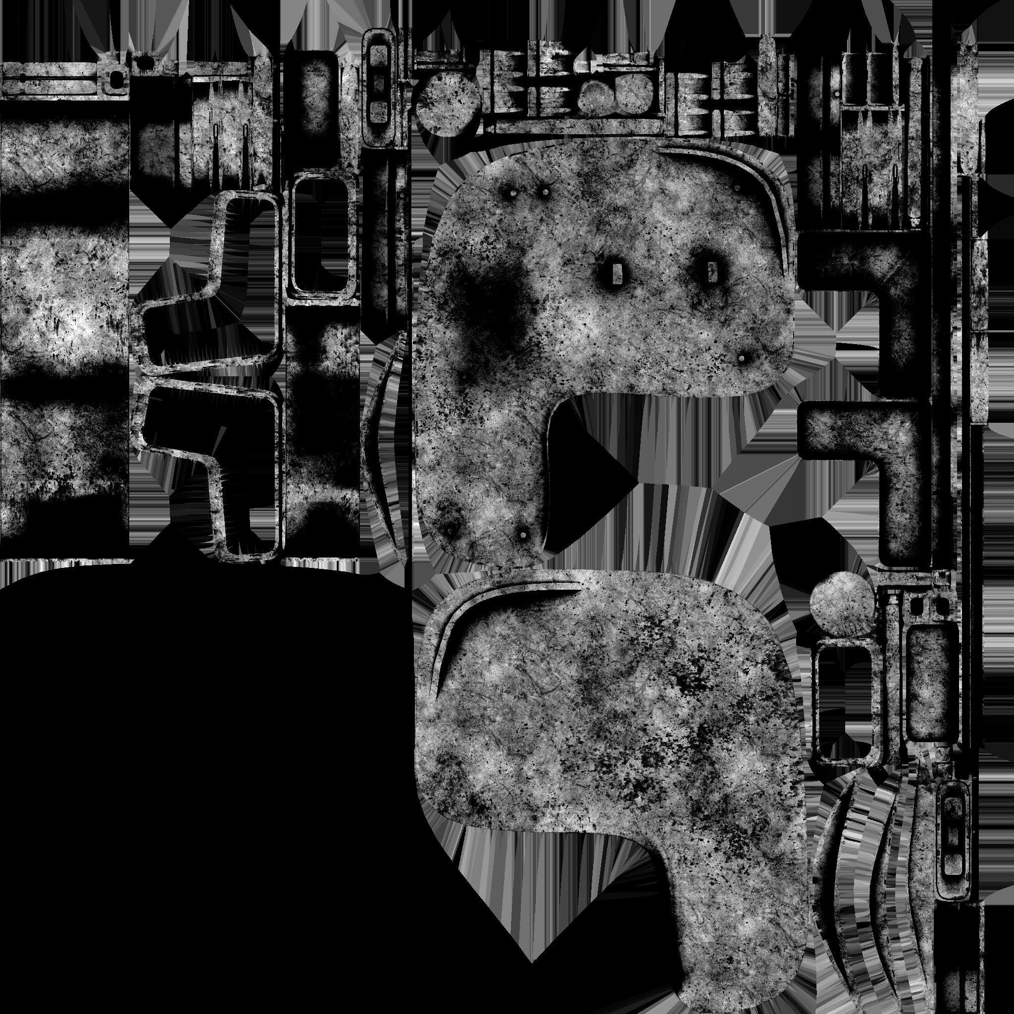 SciFi Gas Station A10 Abandoned - Sci Fi Exterior Design Low-poly 3D model_26