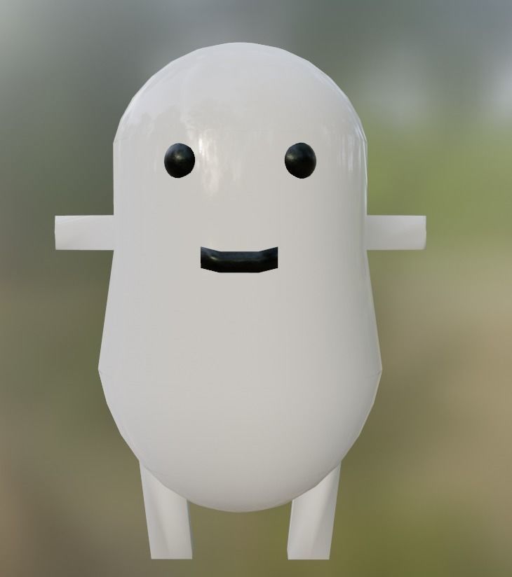 Snowman Vrchat 3D Model Low-poly 3D model_3