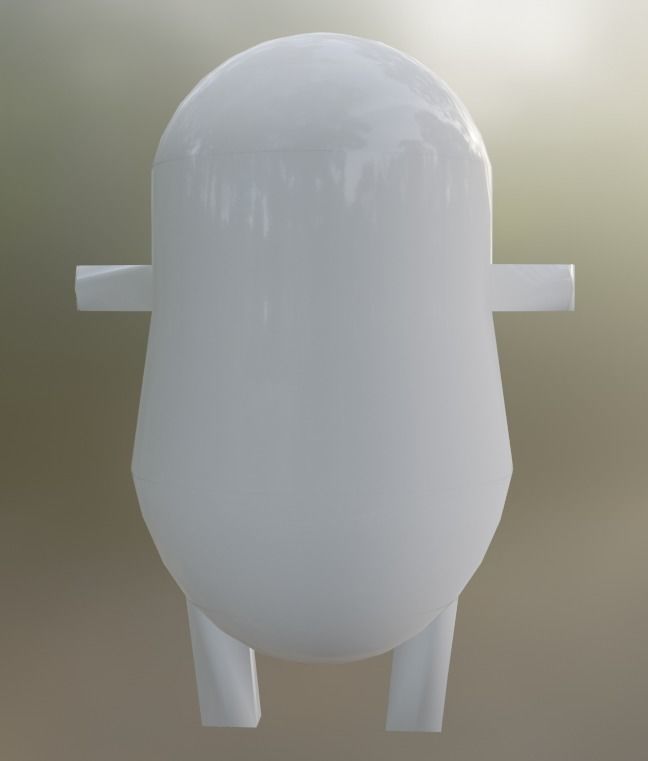 Snowman Vrchat 3D Model Low-poly 3D model_4