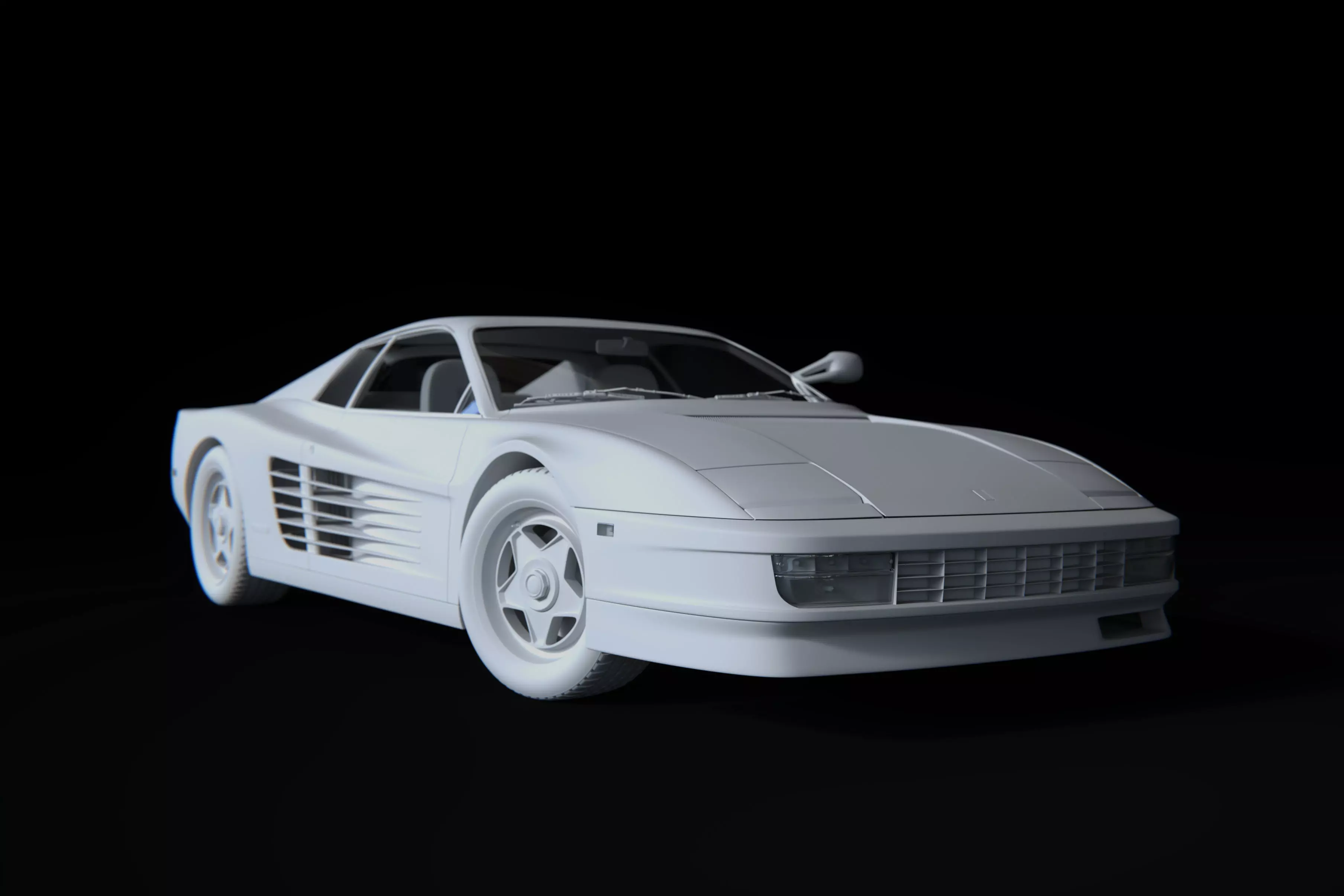 Ferrari Testarossa  3D model_0