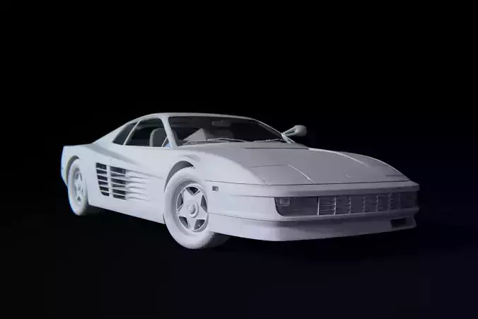 Ferrari Testarossa  3D model