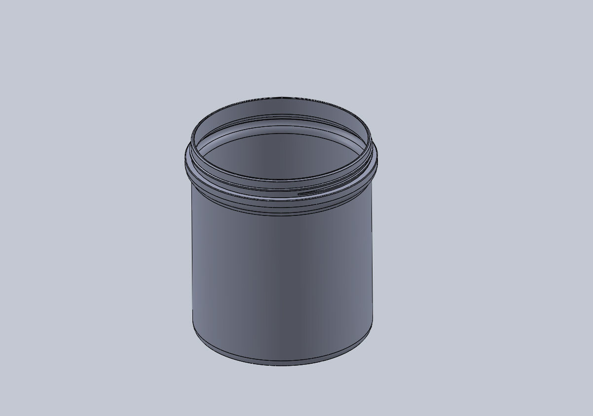 Paint Brush Cleaner Bucket with Mech and a lid 3D print model_2