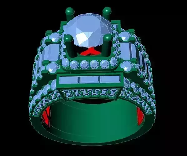 Ring for men 3d print Vip