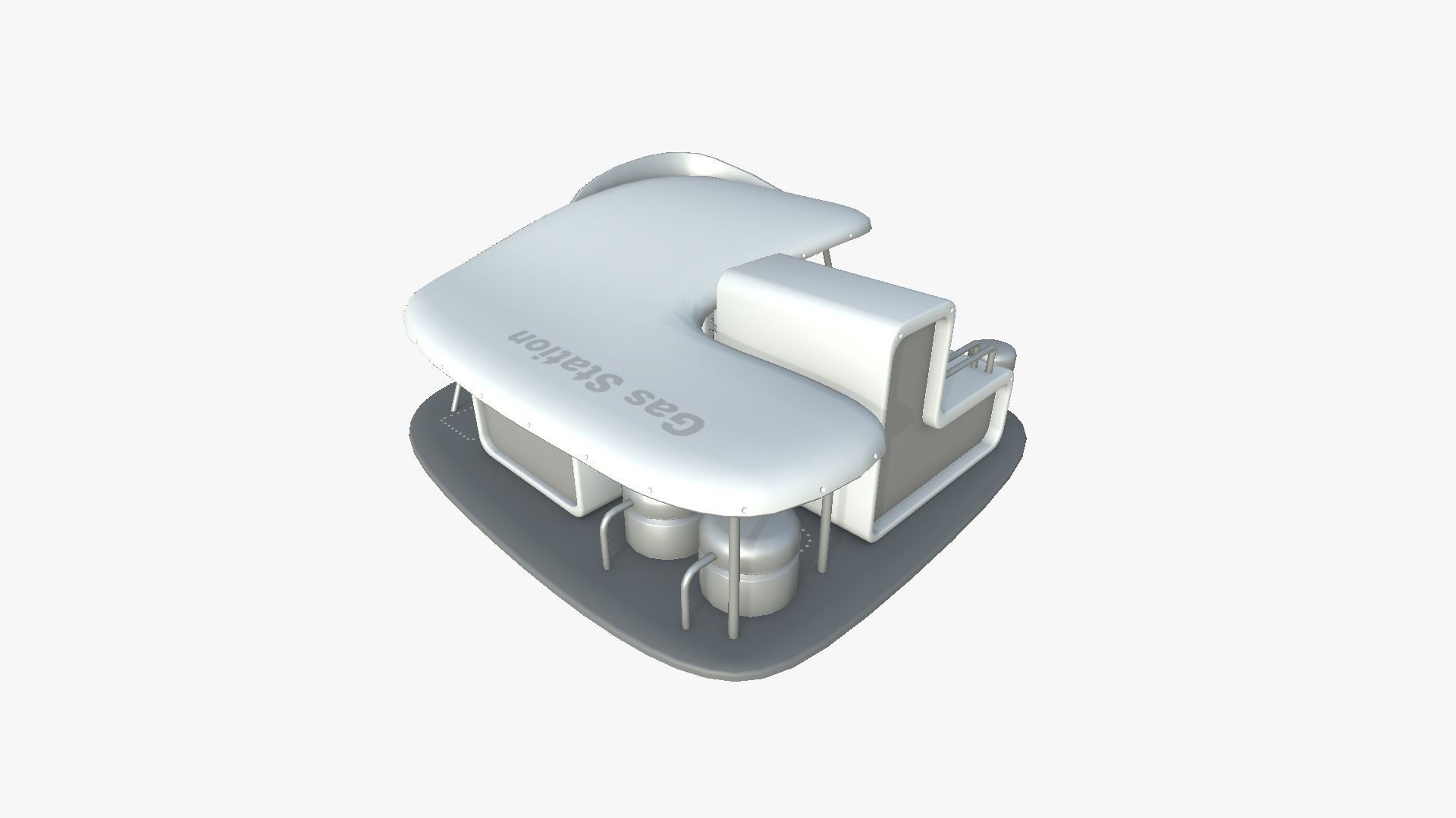 10 SciFi Gas Stations A Collection - Sci Fi Exterior Design _31