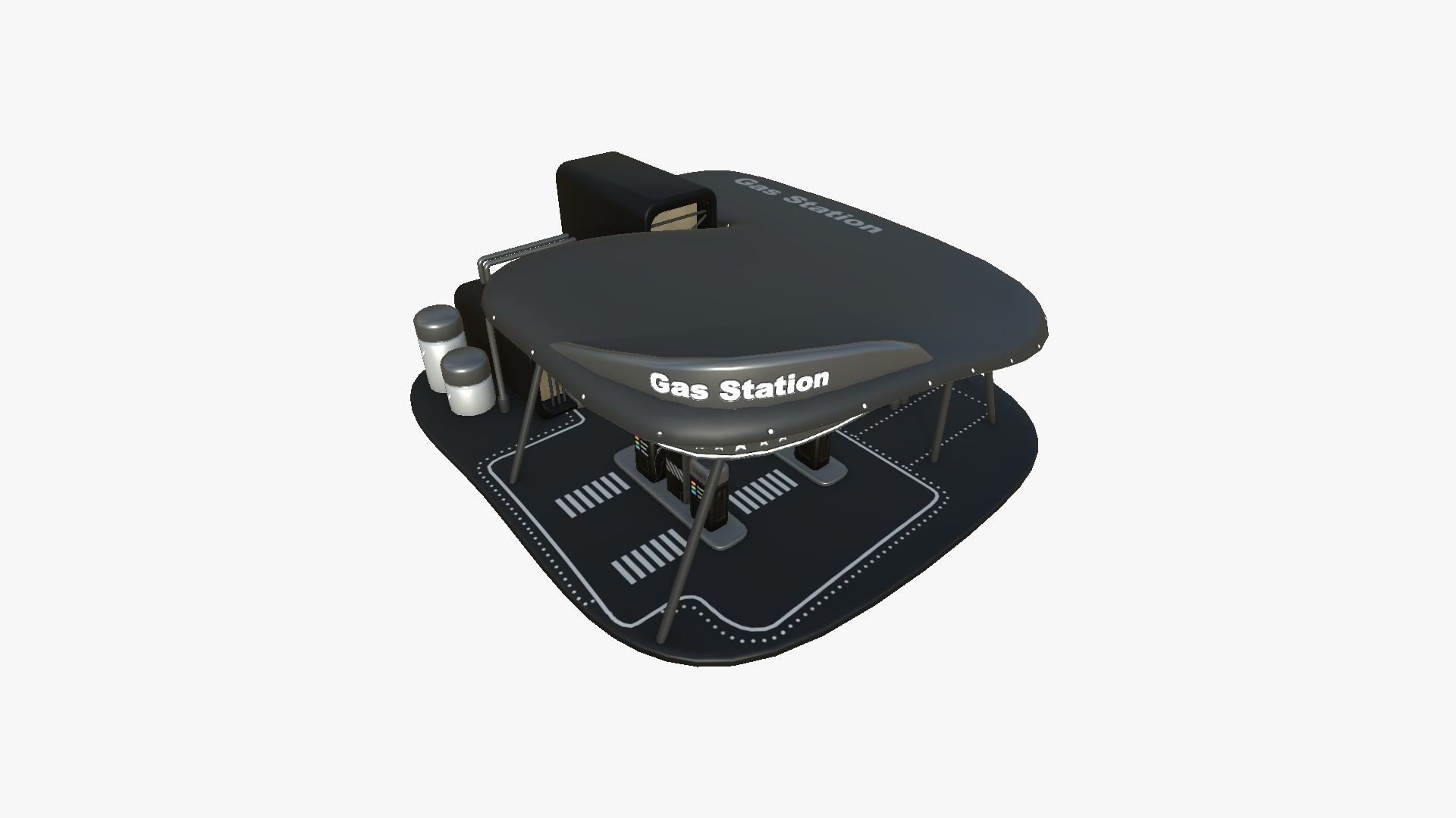 10 SciFi Gas Stations A Collection - Sci Fi Exterior Design _42