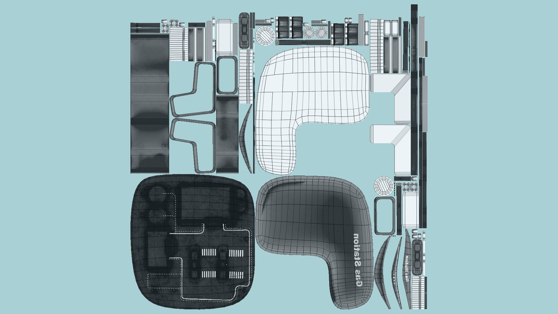 10 SciFi Gas Stations A Collection - Sci Fi Exterior Design _60