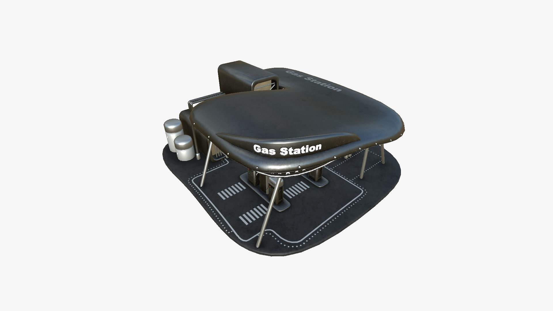 10 SciFi Gas Stations A Collection - Sci Fi Exterior Design _64