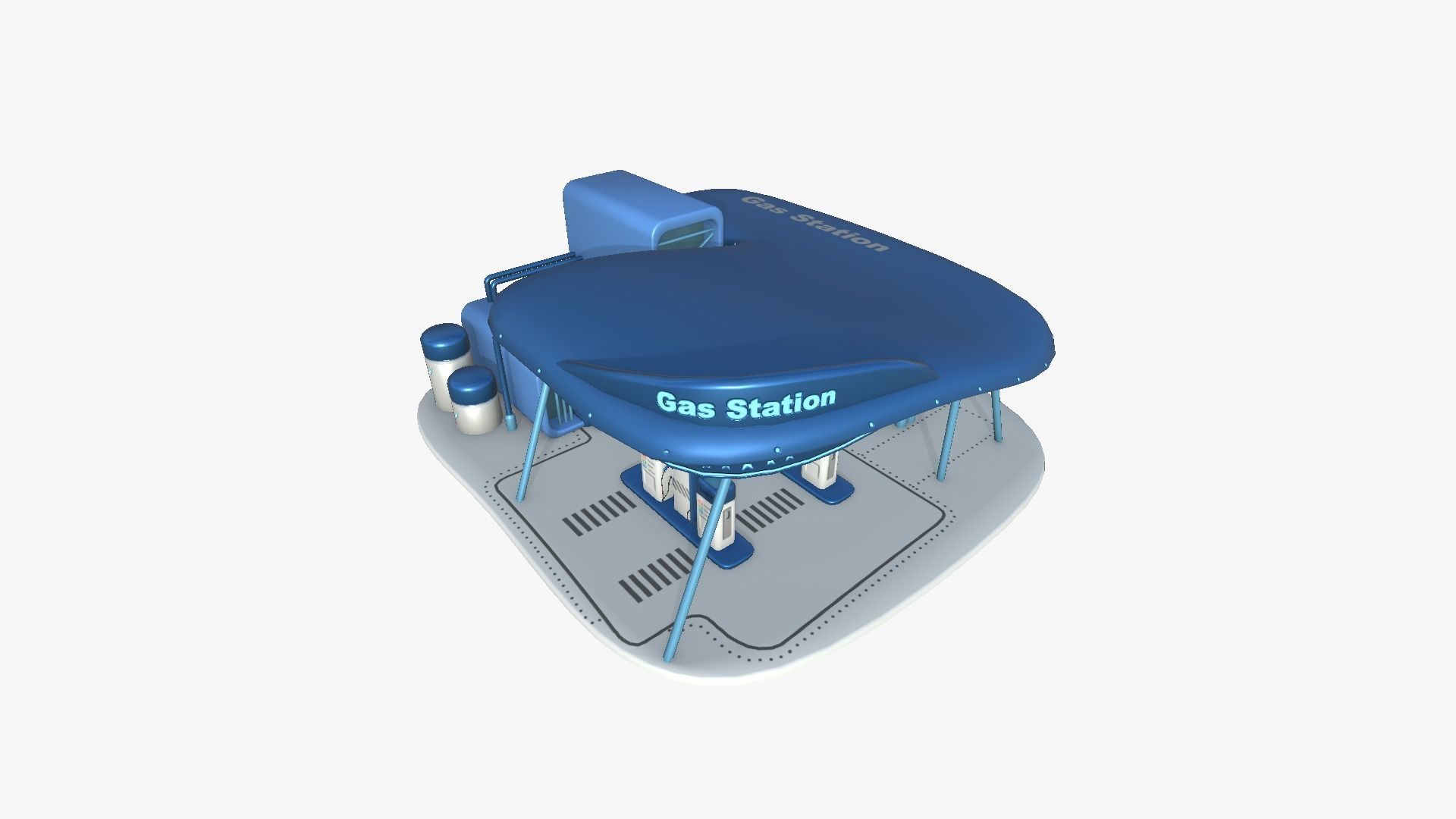 10 SciFi Gas Stations A Collection - Sci Fi Exterior Design _50